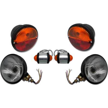 KOMPLET ZESTAW REFLEKTORY + LAMPY TYLNE ZESPOLONE C-330